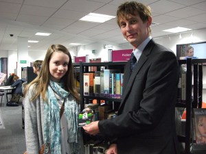 Photo of competition winner