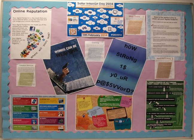 Safer Internet Day display