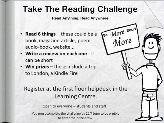Reading Challenge poster