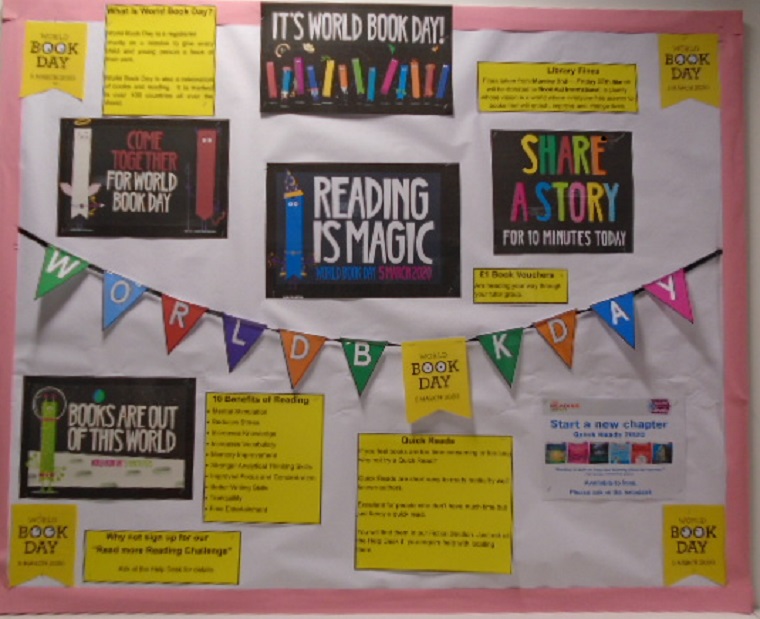 Display for World book day 5th March 