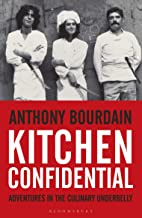 Book cover 'Kitchen confidential' by Anthony Bourdain 