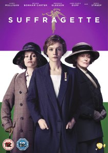 DVD cover: Suffragette, written by Abi Morgan and directed by Sarah Gavron.