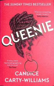 Book cover of Queenie, a novel by Candice Carty-Williams.